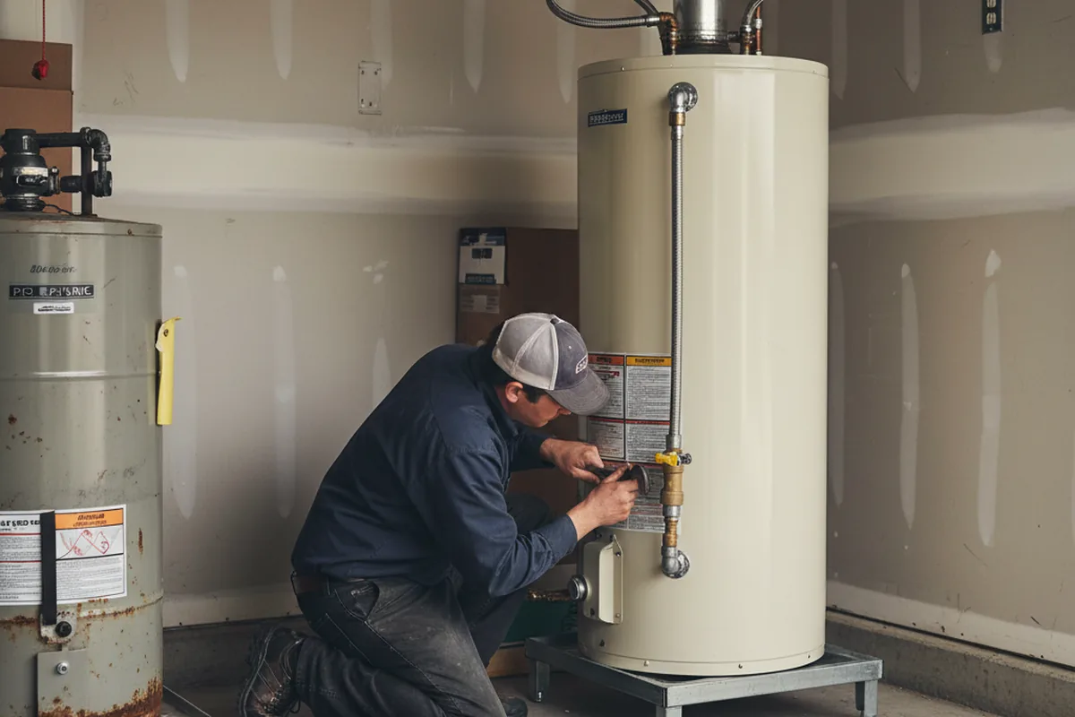 Water heater and shutoff valve replacement in Idaho Falls